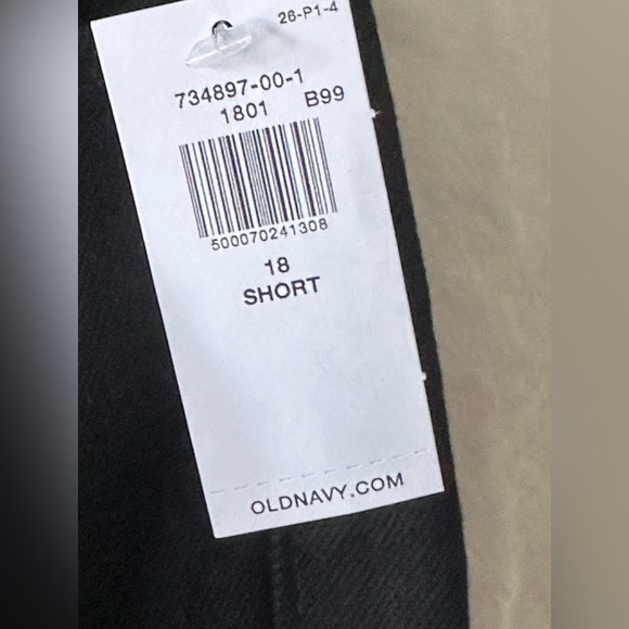 Old Navy Women's Black High Rise Wow Super Skinny Jeans Plus Size 18 Short NWT - Picture 6 of 6